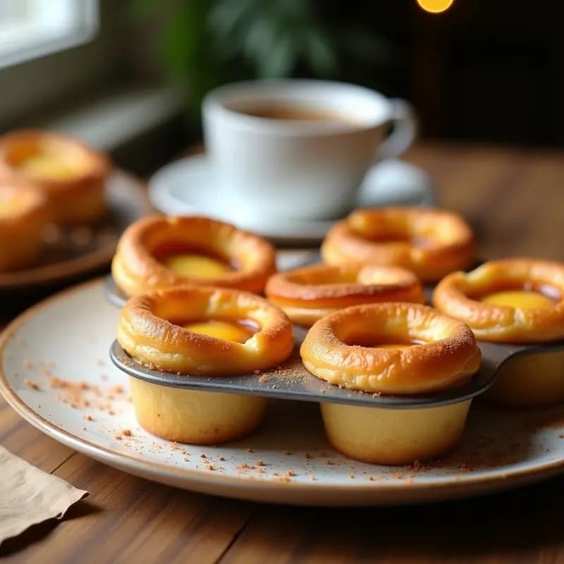 Pasteis de Nata Veganos: Receta Portuguesa con Leche de Soja y Canela