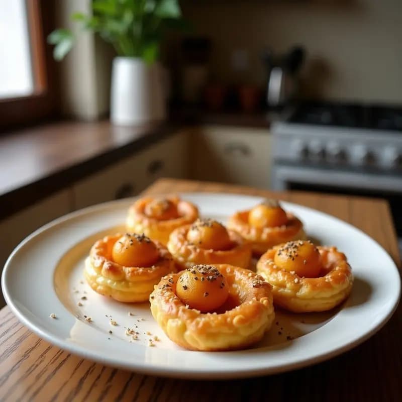 Pasteis de Nata de Vino Porto: Postre Portugués Sin Lactosa con Masa Hojaldrada