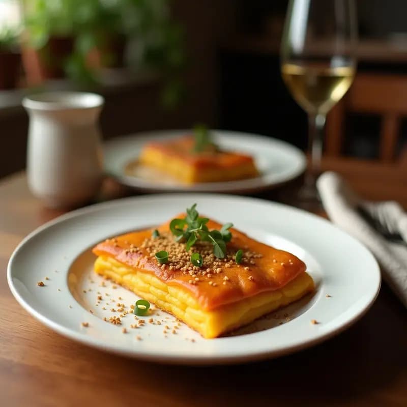 Pastel de Batata y Merluza con Costra de Semillas de Sésamo: Receta Portuguesa en Airfryer