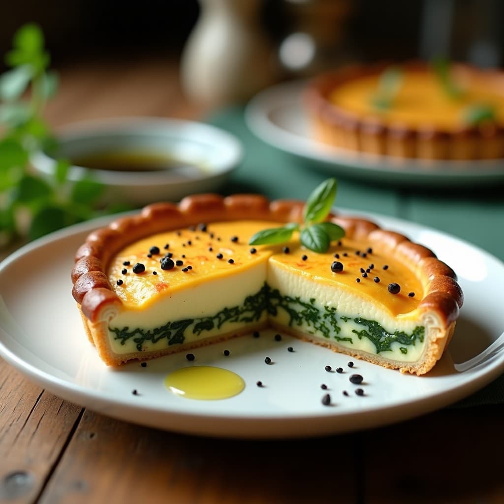 Pastel de Berros y Queso de Cabra con Base de Almendras: Receta Sin Harina y Keto