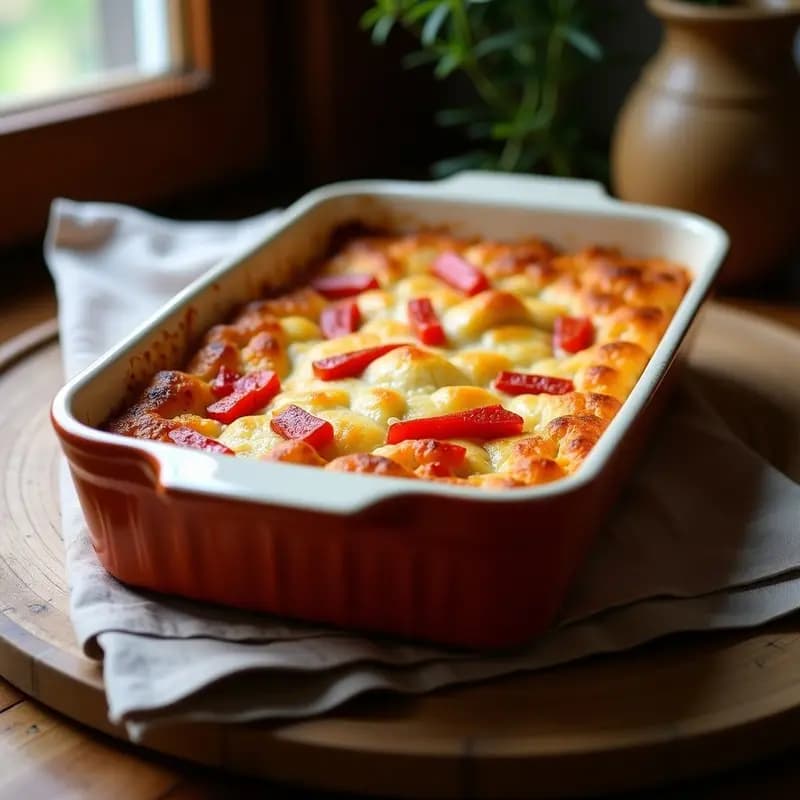 Pastel de bonito y pimientos asados: Receta vasca al horno sin gluten