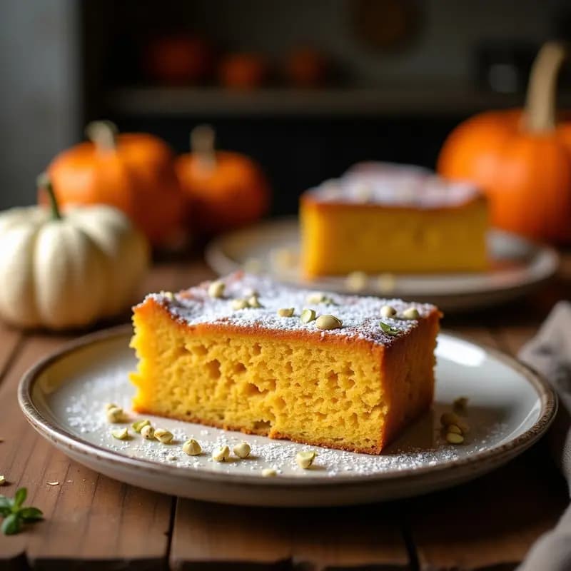 Pastel de Calabaza y Coco con Toque de Cardamomo: Postre Indio Sin Azúcar y Sin Gluten