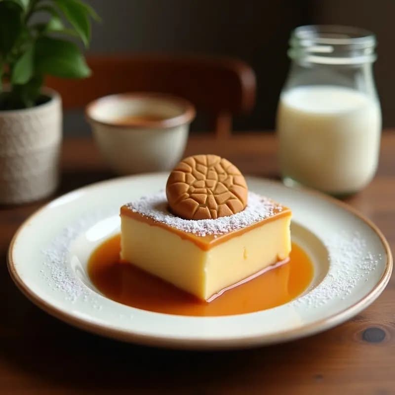 Pastel de Caramelo con Leche de Coco y Galletas María: Postre Filipino Sin Horno