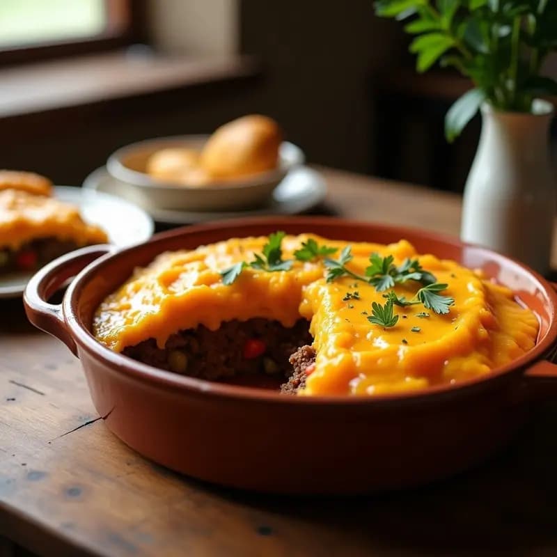 Pastel de Carne Argentino con Puré de Batata: Receta Comfort Food en Olla