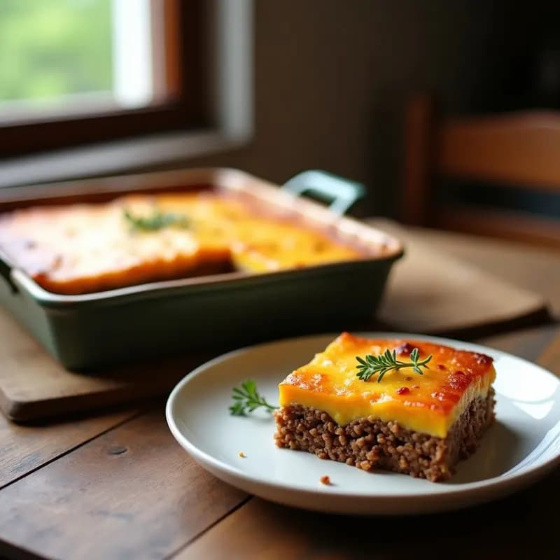 Pastel de Carne Argentino con Pure de Zapallo: Receta Casera y Reconfortante