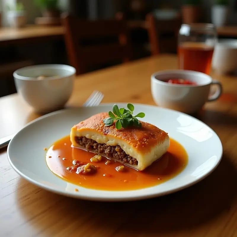 Pastel de carne Ariel Iraní: Receta con Granadas, New Zaar y Especias Persas