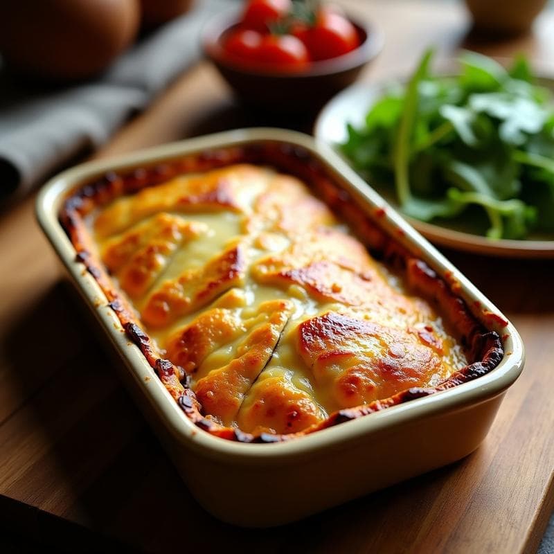 Pastel de Carne de Duño y Berenjena: Receta Argentina en Airfryer