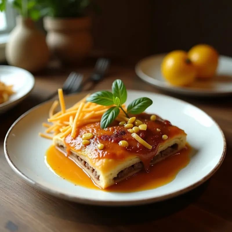 Pastel de carne portugués con Patata y Aceitunas: Receta Tradicional en Molde