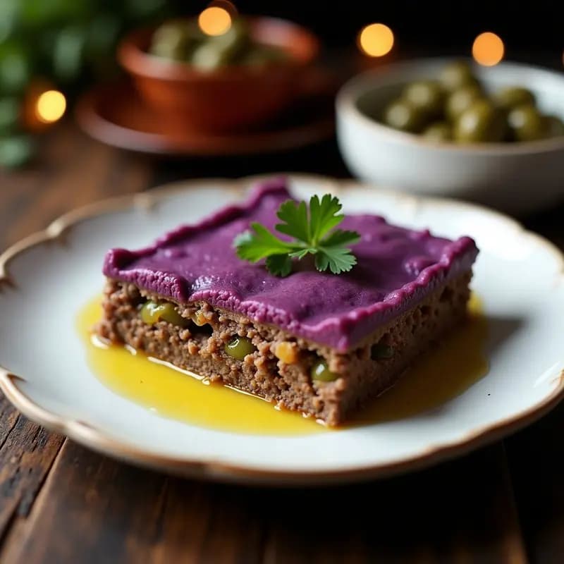 Pastel de Carne con Puré de Ñame: Receta Dominicano-Puerto Riqueña Keto y Sin Patata