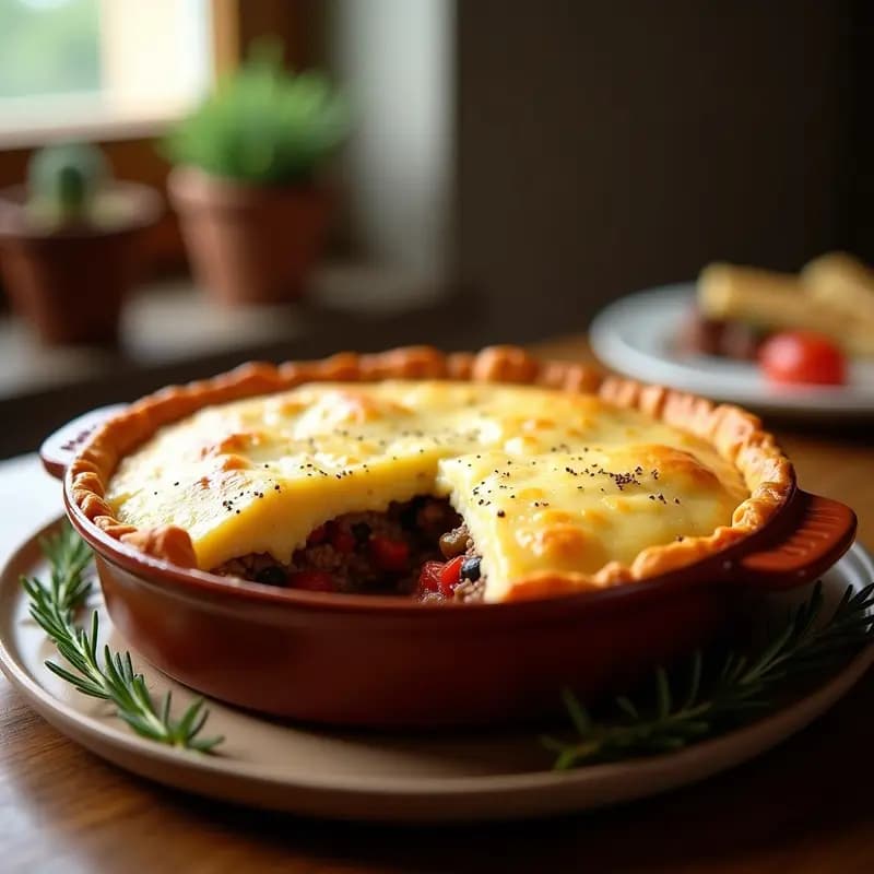Pastel de Carne Argentino con Pure de Papa: Receta Tradicional en 1 Hora