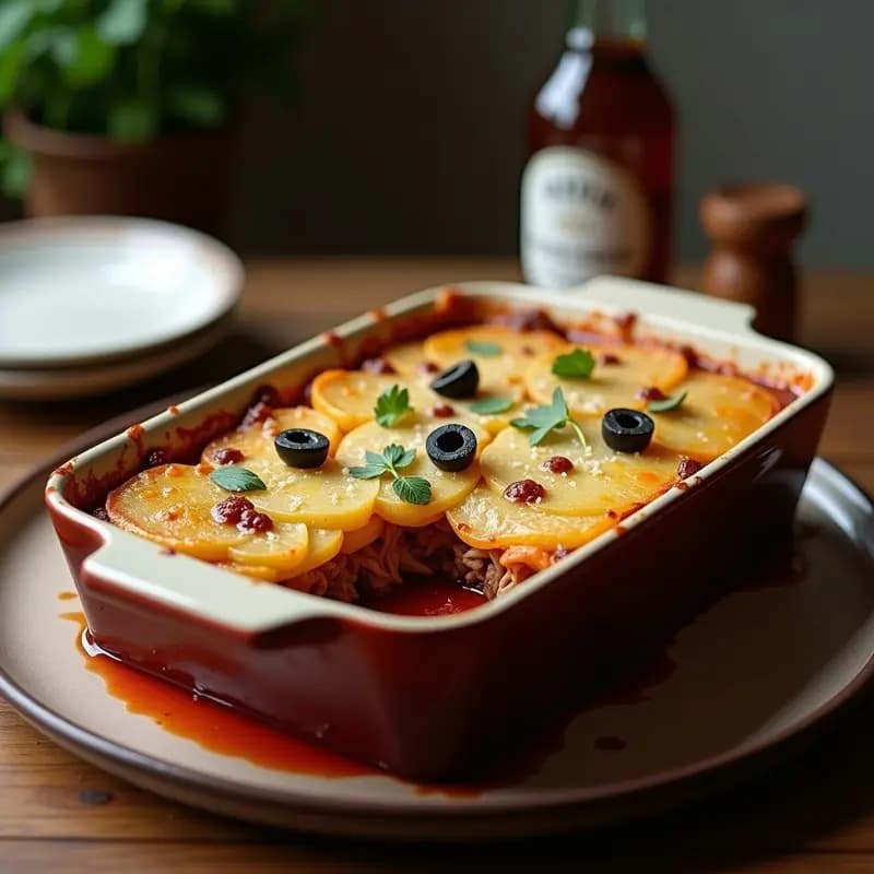 Pastel de Carne de Res y Aceitunas Negra: Receta Cubana en Olla Lenta