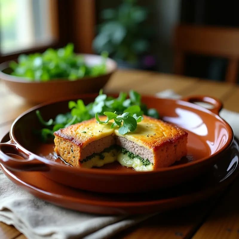 Pastel de Carnes con Pure de Berros: Receta Argentina Tradicional en Olla Lenta
