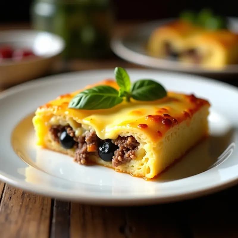Pastel de Choclo Chileno: Pastel de Maíz con Carne Picada y Aceitunas
