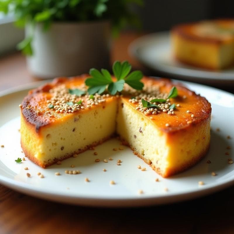 Pastel de Coliflor con Hummus Crujiente: Receta Keto Sin Horno en 25 Minutos