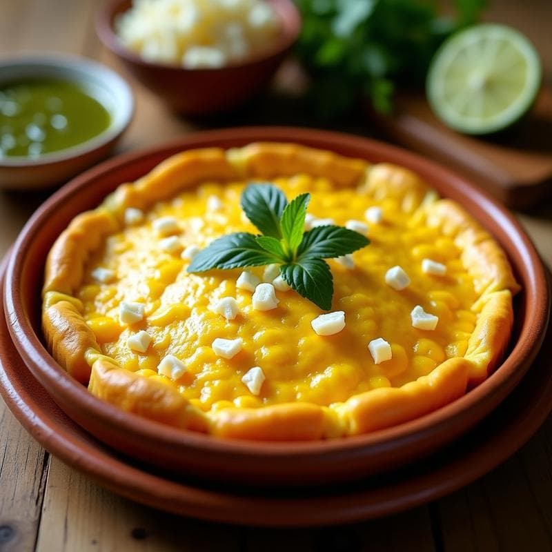 Pastel de Elote y Queso Cotija: Receta Mexicana Tradicional en Olla Lenta