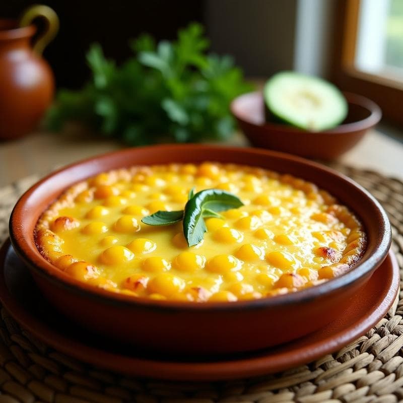 Pastel de Elote y Queso Oaxaca: Receta Mexicana en Thermomix Sin Harina
