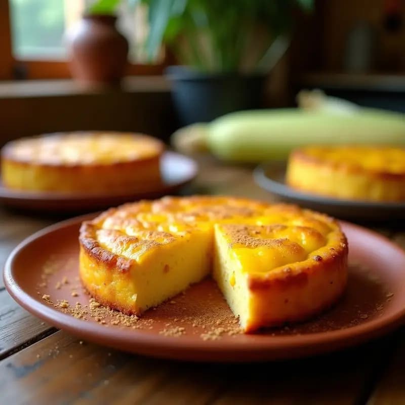 Pastel de Elote y Queso Oaxaqueño: Receta Mexicana para Desayunar o Merendar