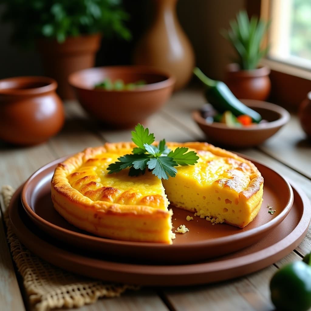 Pastel de Elote y Queso Panela con Chile Poblano: Receta Tradicional Mexicana en Airfryer