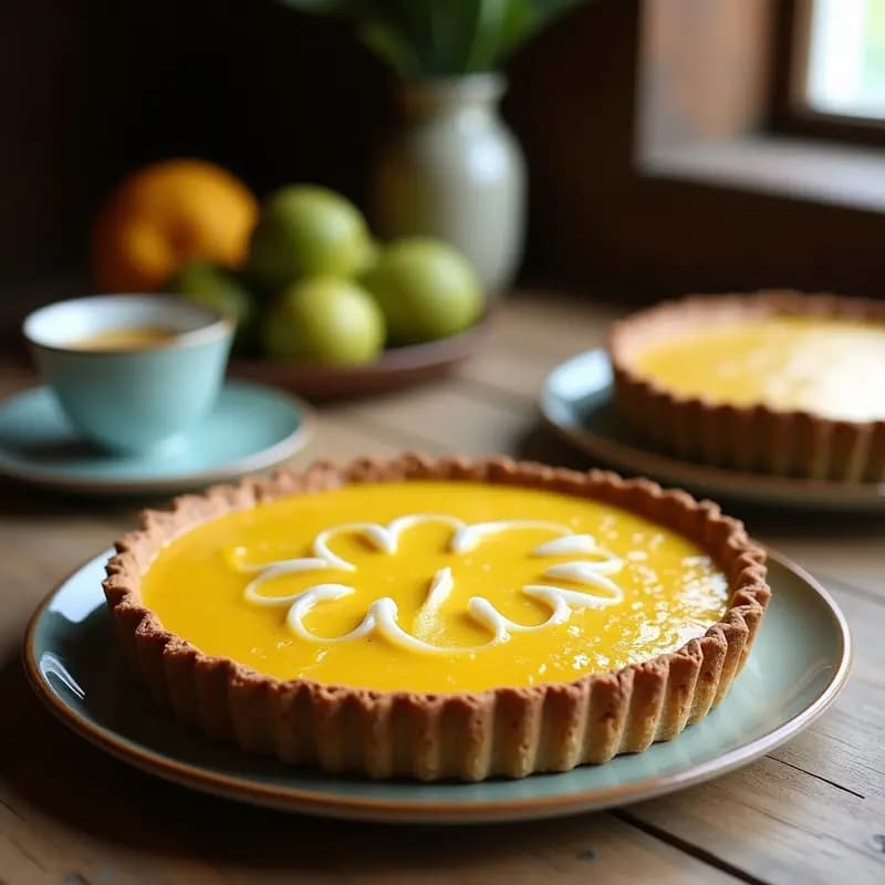 Pastel de Feijoa y Coco con Base de Avena: Postre Argentino Sin Horno