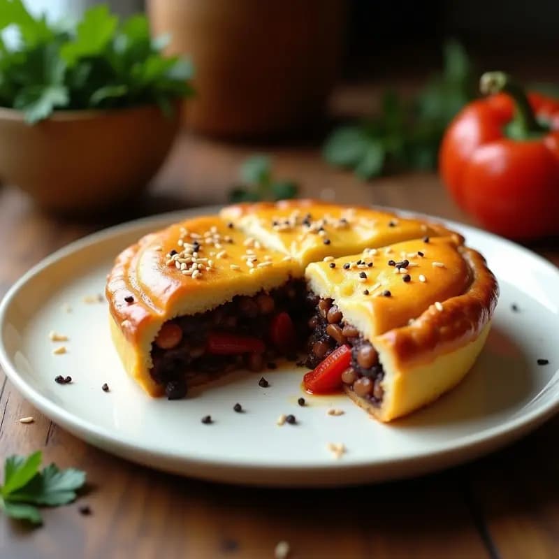 Pastel de Feijoada Brasileña con Harina de Casava: Receta Sin Gluten y Alta en Hierro