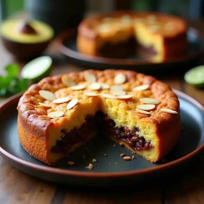Pastel de Feijoada Brasilerño con Harina de Mandioca: Receta Sin Gluten y Alta en Fibra