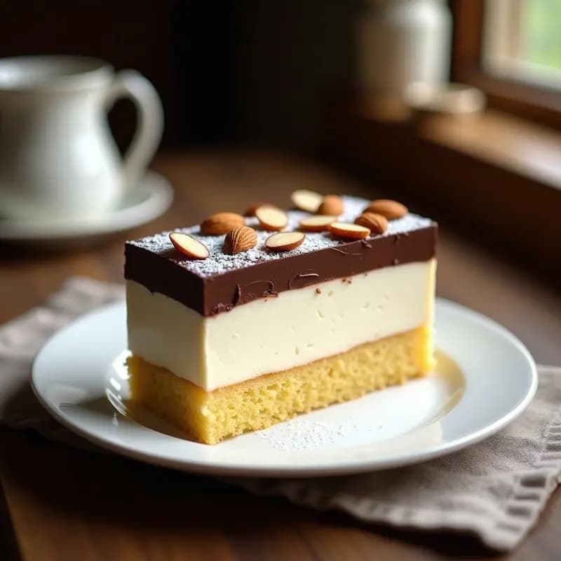 Tорт Птичье Молоко (Pastel Pájaro Leche): Postre Ruso con Mousse de Vainilla y Chocolate
