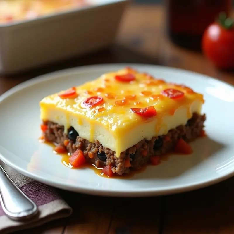Pastel de Papa Argentino con Carne y Queso Tybo: Versión Gourmet para Tupper