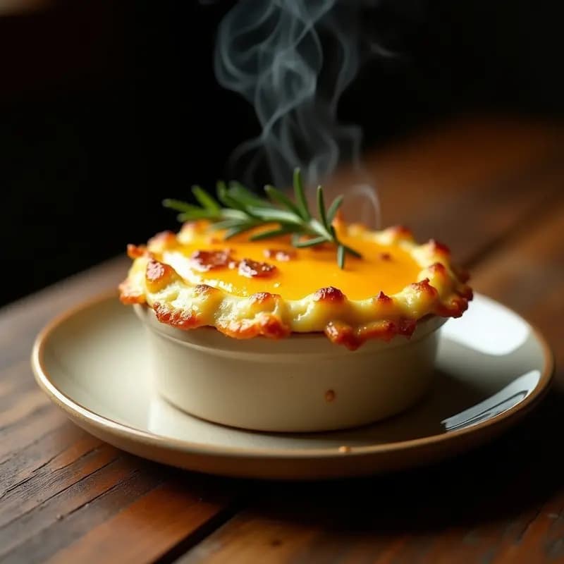 Pastel de Papa y Carne Picada con Queso Cheddar: Receta Británica en Airfryer