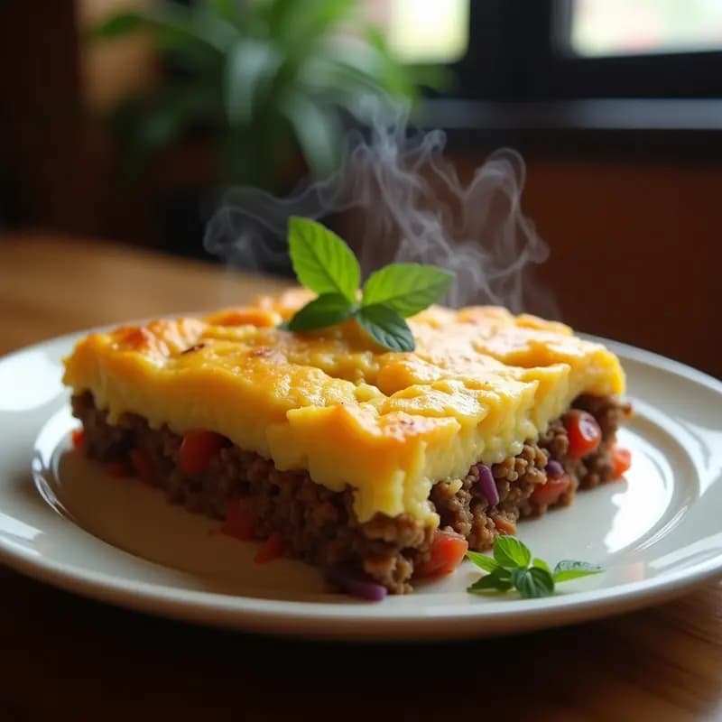 Pastel de Papa y Carne Picada con Mashua: Receta Peruana Internacional con Toque Andino