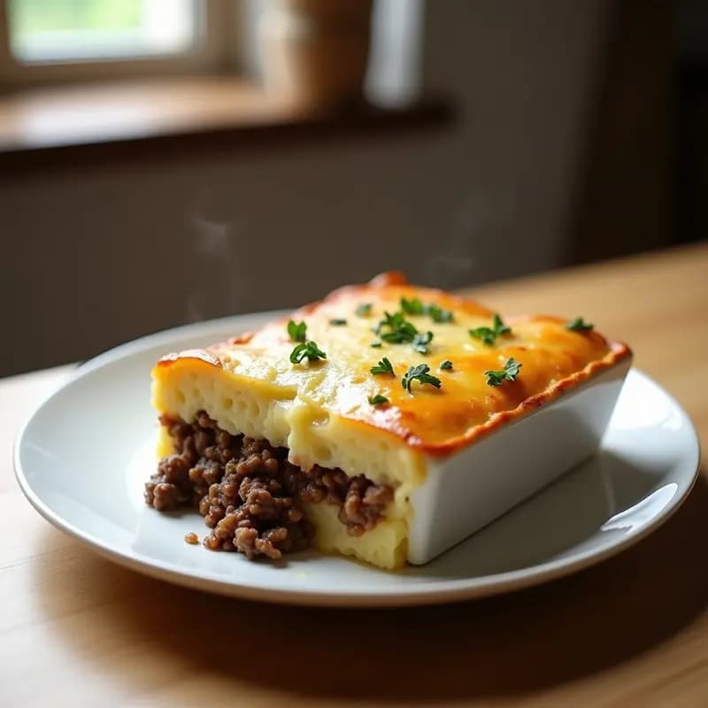 Pastel de Papa con Carne Molida y Queso Edam: Receta Holandesa para Tupper