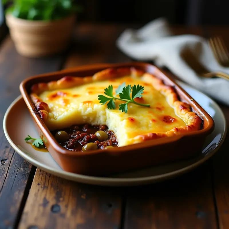 Pastel de Papa y Carne de Res Estilo Chileno: Receta Reconfortante en Horno