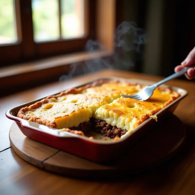 Pastel de Papa y Carne de Res con Toque de Comino: Receta Argentina en Olla Express