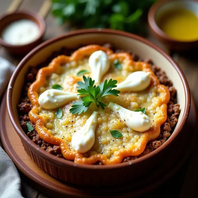 Pastel de Papa con Carne de Res y Ricotta de Almendras: Receta Argentina Keto