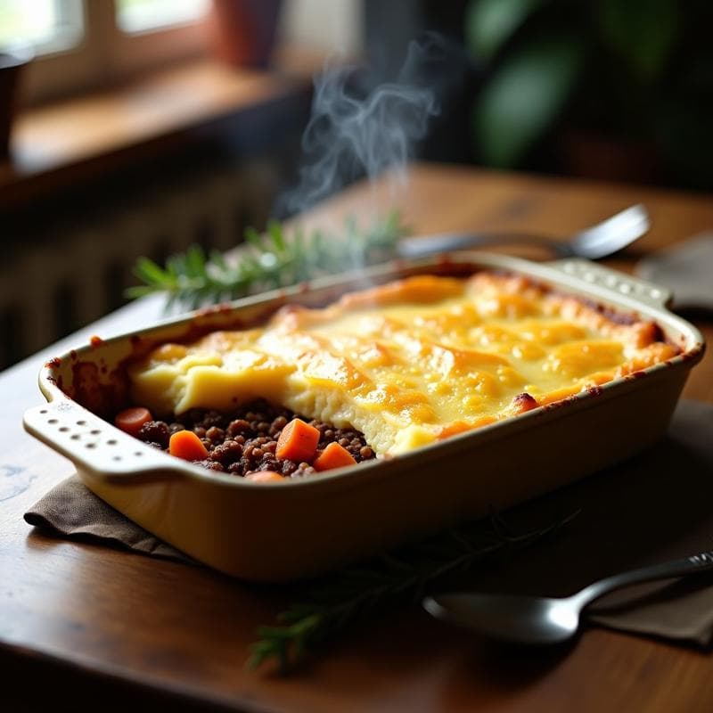 Pastel de Papa y Carne de Soja Texturizada: Receta Vegana con Toque de Pimentón de la Vera