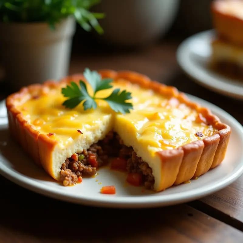 Pastel de Papa Colombiano con Carnes Mezcladas: Capas de Puré y Relleno Sabroso al Horno