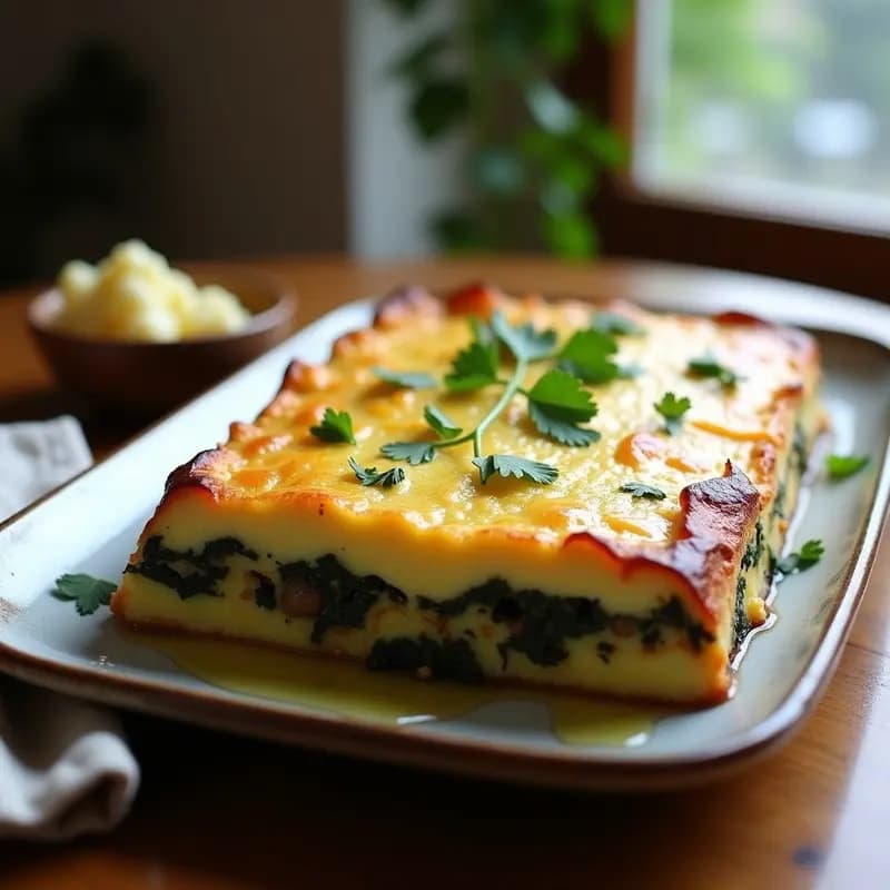 Pastel de Papa Colombiano con Relleno de Champiñones y Espinacas: Receta Vegana y Sin Lactosa