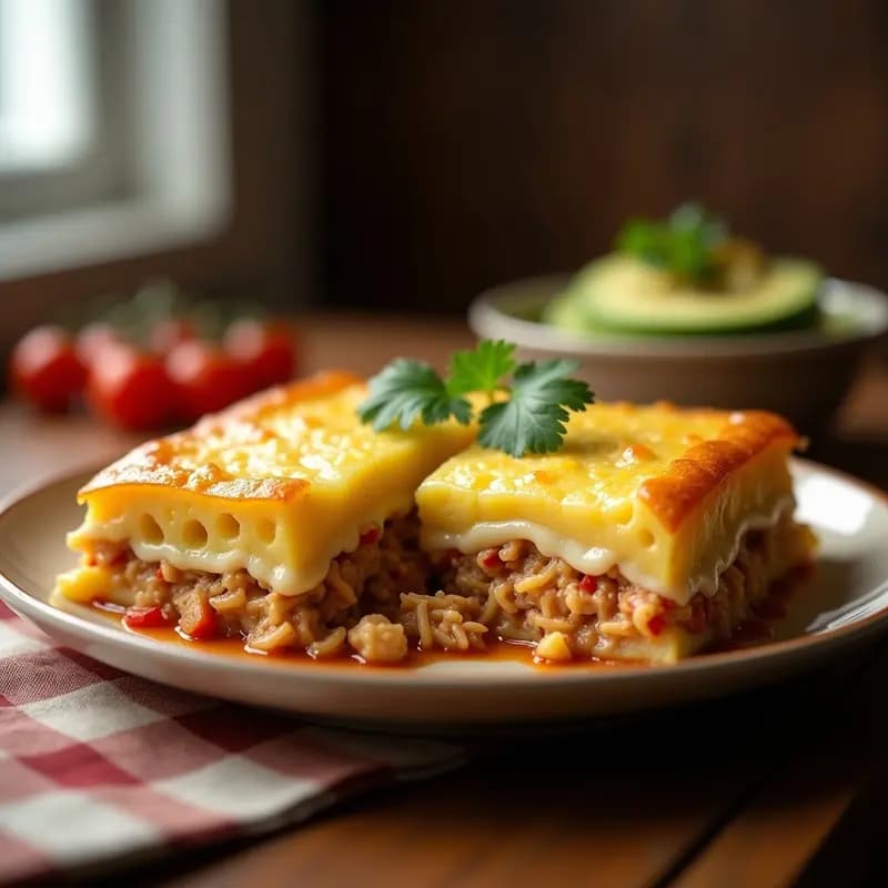 Pastel de Papa Colombiano con Pollo Desmenuzado: Receta Tradicional en Olla Lenta