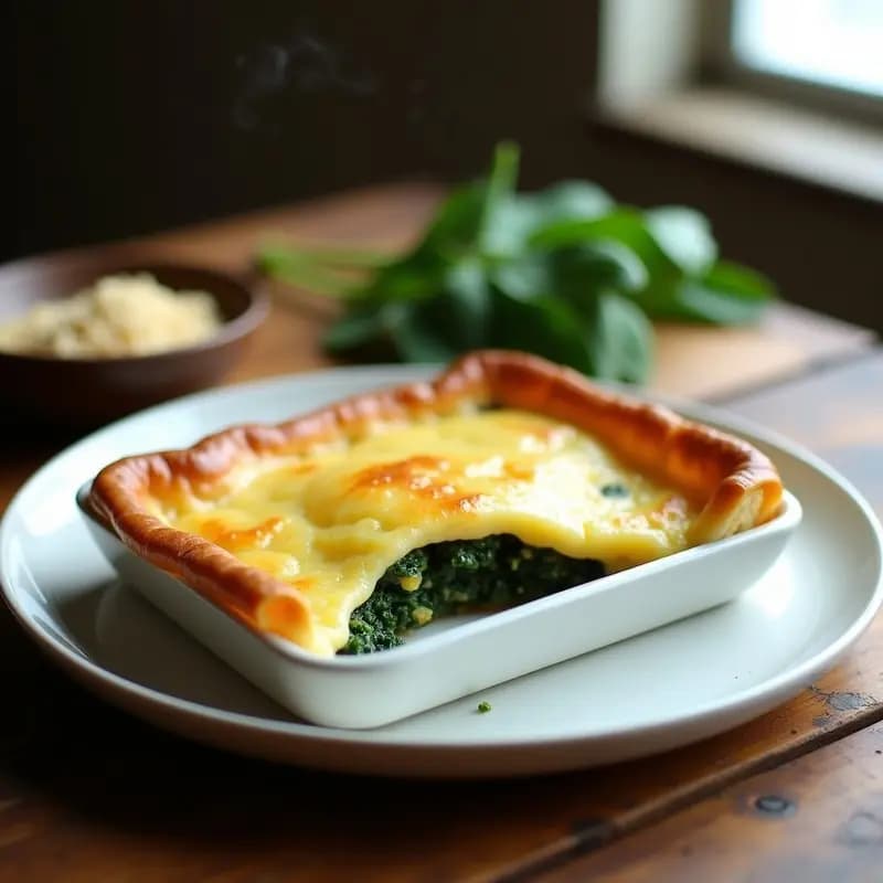 Pastel de Papa con Relleno de Espinacas y Tofu: Receta Argentina Vegana para Tupper
