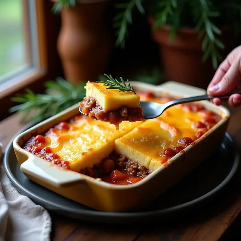Pastel de Papa Argentino con Lomo y Queso Tybo: Receta Reconfortante en 3 Capas