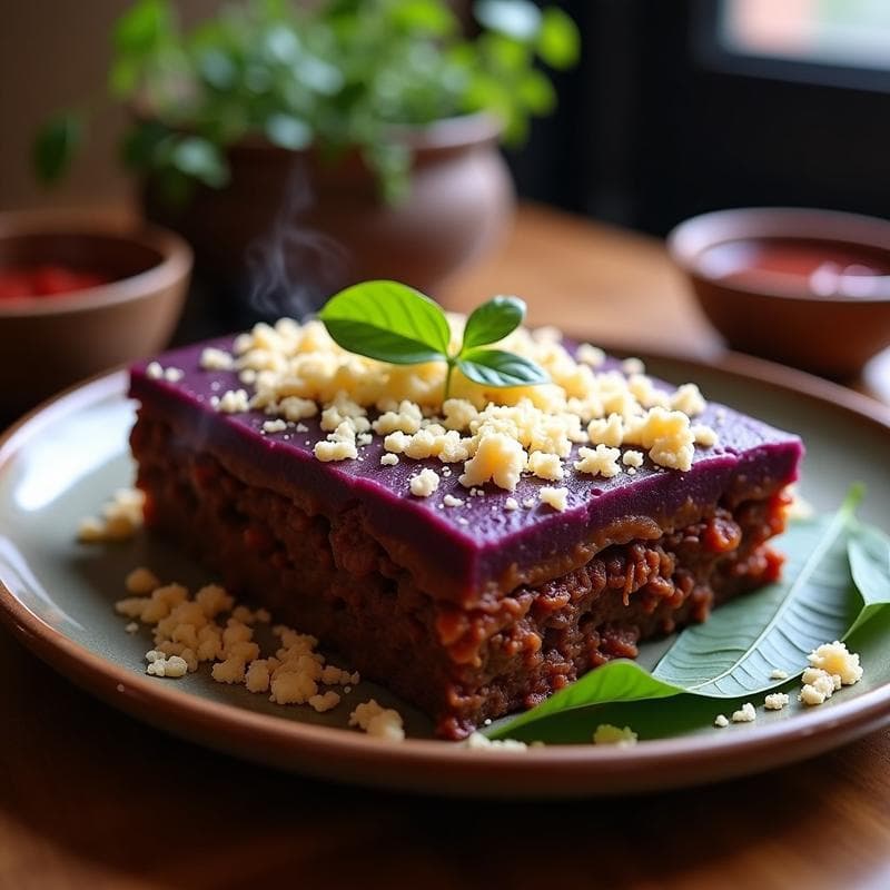 Pastel de Papa Morada y Carne de Res Desmenuzada: Receta Peruana en Olla Lenta