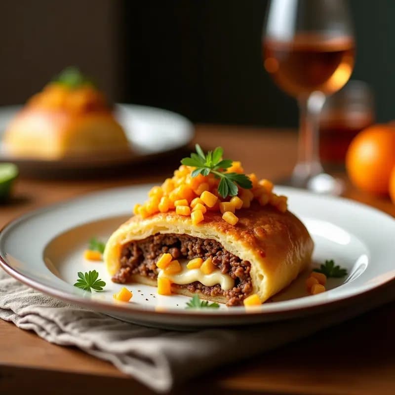 Pastel de Papa Percy Jackson: Versión Perua con Relleno de Carne y Aceitunas en Airfryer