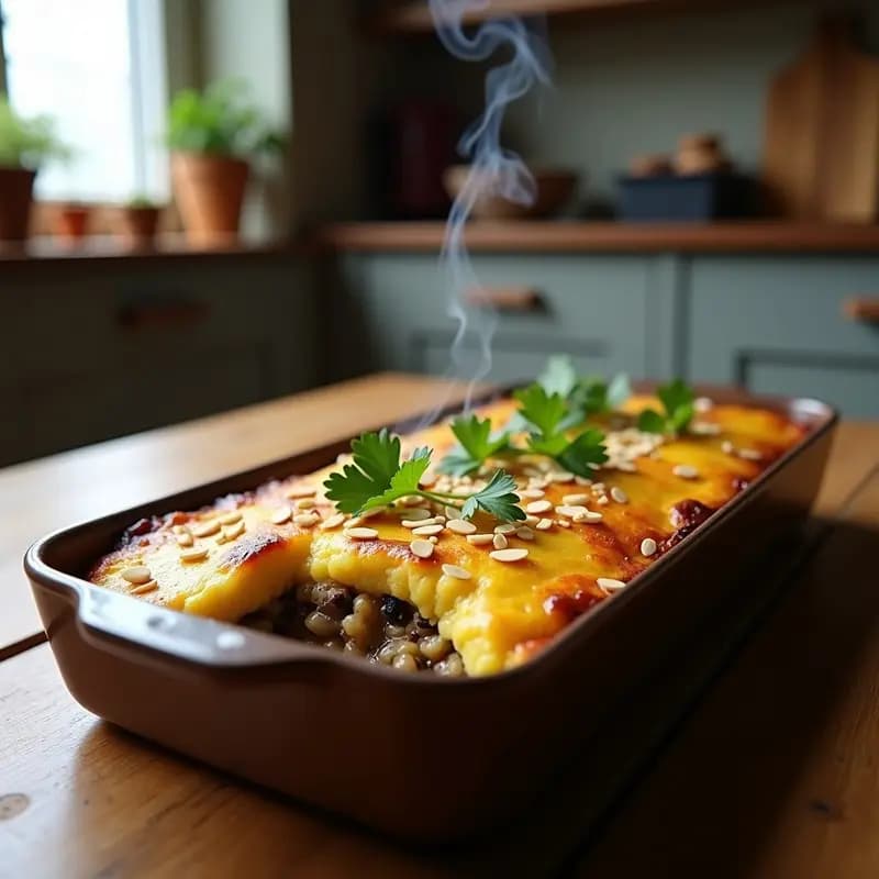 Pastel de Papa Peruano con Relleno de Hongos Portobello: Receta Sin Carne y Alta en Fibra