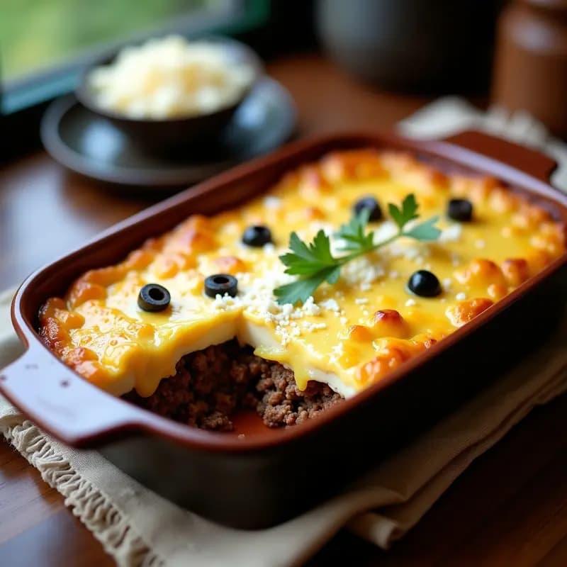 Pastel de Papa Peruano con Carne de Res Molida: Receta Tradicional en Versión Keto