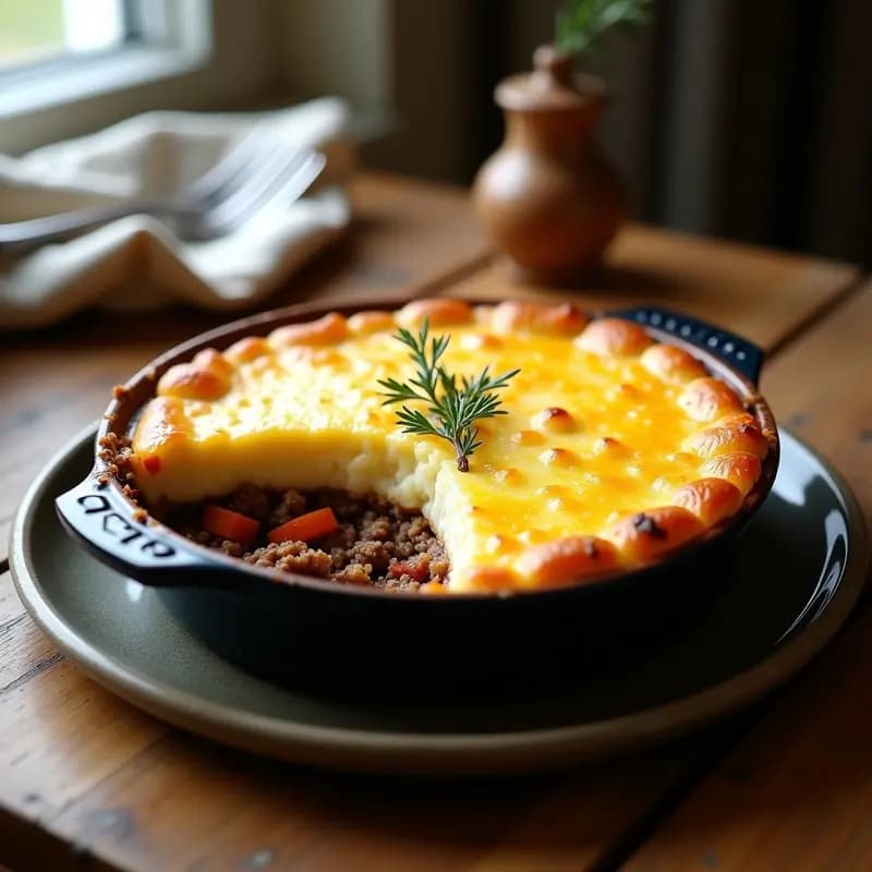 Pastel de Papas con Carne Picada y Queso Gruyère: Receta Francesa de Abuela