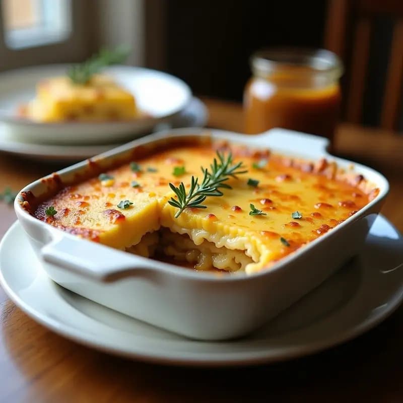 Pastel de Pastinaca y Anacardos: Receta Británica Vegana con Crema de Ajo Negro