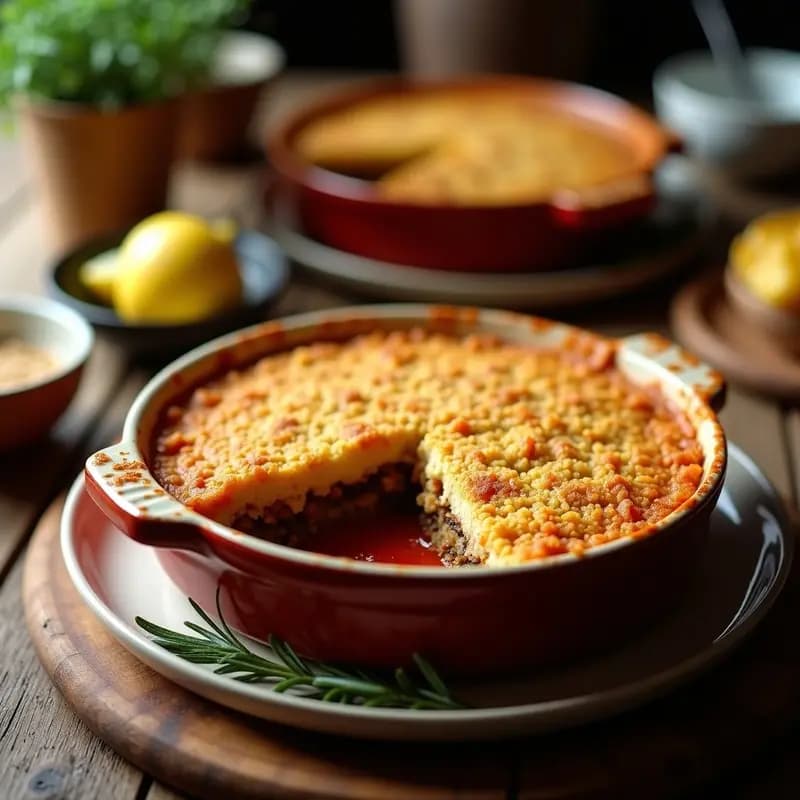 Pastel de Pastor Vegano con seitán y Berenjena: Receta Británica en Airfryer en 30 Minutos