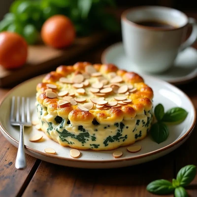 Pastel de Pollo y Espinacas con Mascarpone: Receta Italiana en Molde