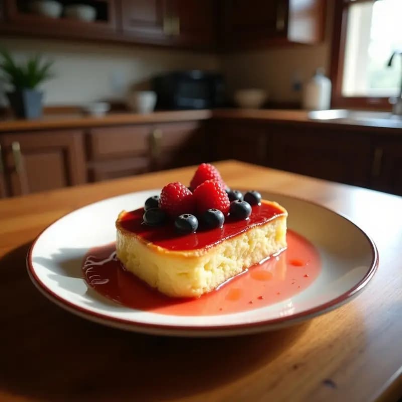 Pastel de Queso de Clara de Huevo y Frutos Rojos: Postre Bajo en Calorías y Sin Lactosa
