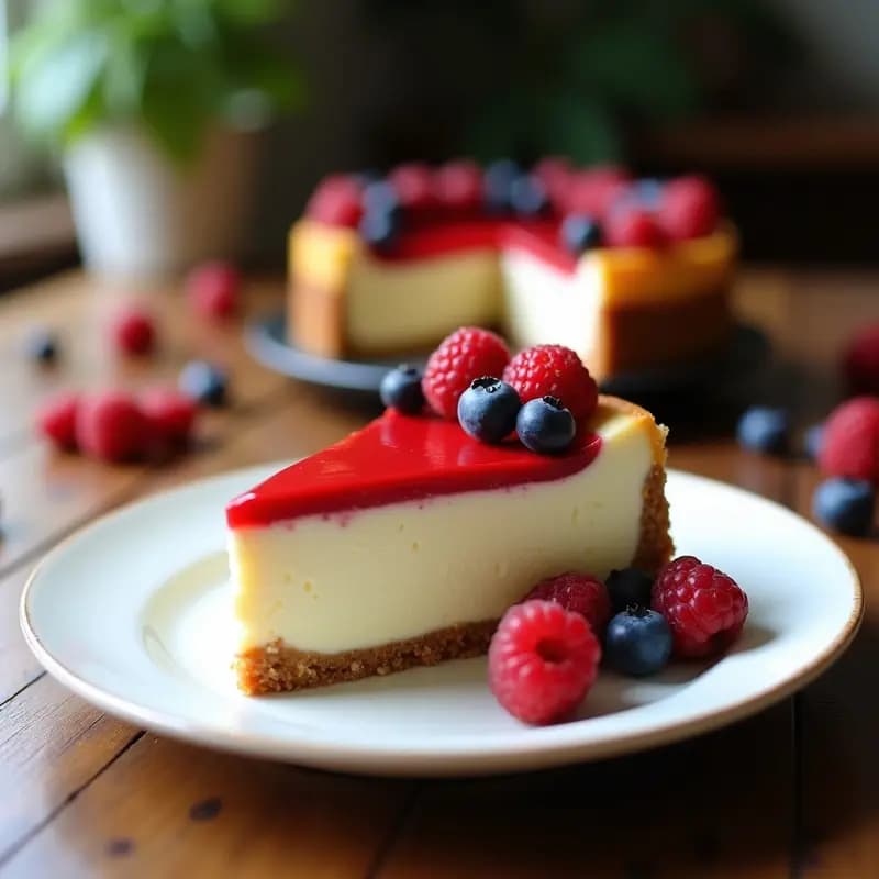 Pastel de Queso de Macadamia y Frutos del Bosque: Receta Australiana Sin Horno y Keto