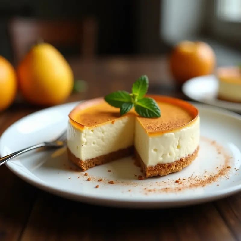 Pastel de Queso Vasco con Membrillo Sin Azúcar: Postre Tradicional Keto y Sin Lactosa